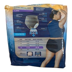 Fitright Fresh Start Arm & Hammer Incontinence and Postpartum Underwear Women XL