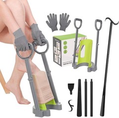 Compression Sock Aid Device with Detachable Dressing Pole – For Limited Mobility