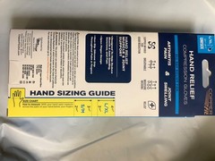 Copper Fit Unisex Hand Relief Compression Gloves L/XL ***LOT of 4 large x large
