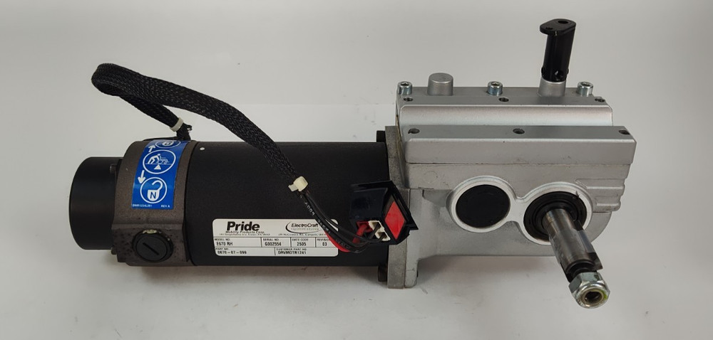 Pride Mobility Jazzy 600 Wheelchair Right Motor Part No. E670 RH With Gearbox