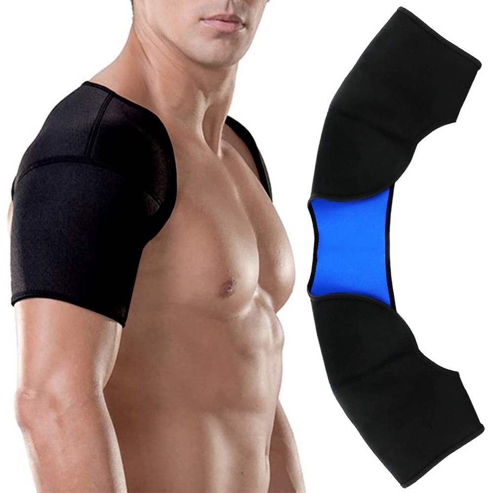 Double Shoulder Brace Warm Support Protector Strap for Sleeping Outdoor Lifting