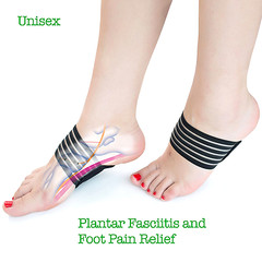 Plantar Fasciitis, Arch Support & Foot Massager Kit Inserts and Sleeves 3 pieces