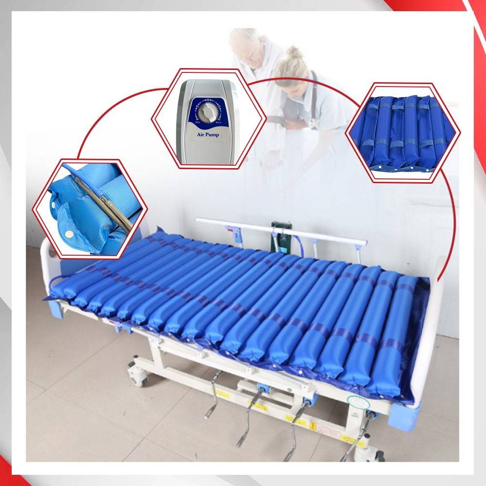 Alternating Pressure Air Mattress Topper with Pump for Hospital Bed Anti Bedsore