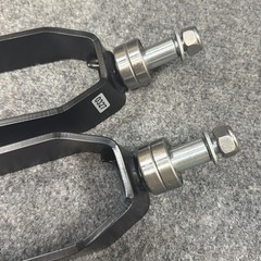 PAIR Caster Forks Quickie Q300M Q500M Zippie Power Chairs For 7″ Wheels #327