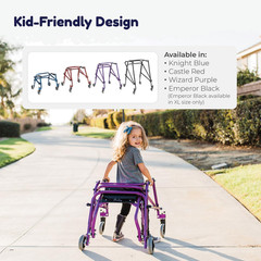 Nimbo 2G Lightweight Posterior Walker – Large, Wizard Purple Mobility Aid