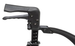 Carbon Fiber AeroCarbon Ultra Lite Rollator Gray Drive Medical 330 lb Capacity