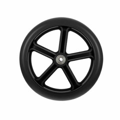 4 Pack 8 Inch Wheelchair Walker Replacement Wheel Solid Front Caster w/Axles