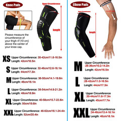2PCS Sports Knee Elbow Pads Compression Support Sleeves Basketball Cycling Gear