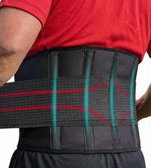 Plus Size 5XL Lower Back Brace – Adjustable Lumbar Support for Pain Relief, Scia