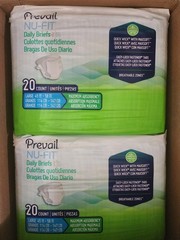 Adult Briefs Underwear 1 Pack Of 20 Total Diapers Size Large