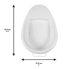 PEPE Mobility Bed Pan for Women and Men, Portable with Handle, Commode Pan fo…