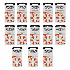 Rayovac 312 PR41 Hearing Aid Batteries 78x Zinc Air Coin Cell 1.45V