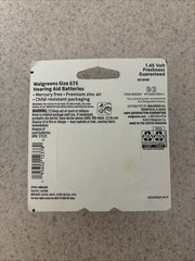 Walgreens Hearing Aid Size 675 Batteries – 48 PACK Batteries EXP 8/27 & 8/28