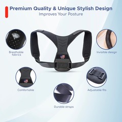 Posture Corrector for Men and Women | Upper Back Brace Clavicle One Size