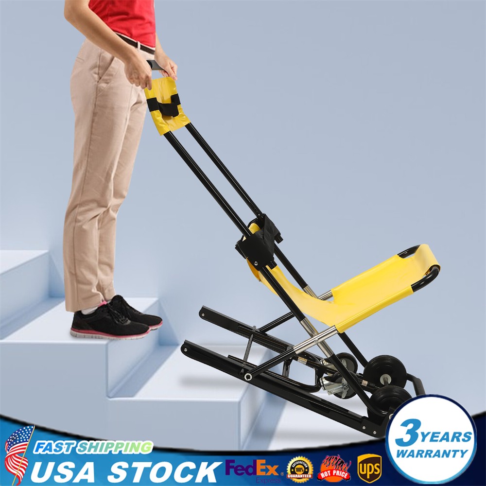 Portable Foldable Stair Lift Chair Elevator Stair Lifting Climbing Wheelchair
