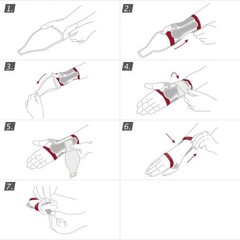 Actimove ManuMotion Wrist Support, Left Hand, (Size: S) Charcoal