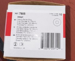 2 boxes of Hollister 7805 Adapt Barrier Rings  NEW PACKAGING 20 units