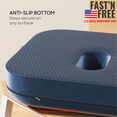 Sharper Image® Coccyx Seat Cushion Cooling Gel Memory Foam Extra Large Non-Slip