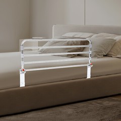 90cm Foldable Portable Safety Bed Guard Stainless Steel Bed Railing for Seniors