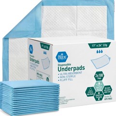 Medpride 100-Count Disposable Underpads 17“ x 24“ – Super Absorbent Protection