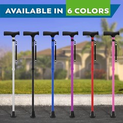 HoneyBull Walking Cane | Single Tip Canes for Men & Women, Normal Cane, Black