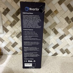 Nvorliy Hinged ROM Knee Brace Adjustable Knee Stabilizer Support REGULAR