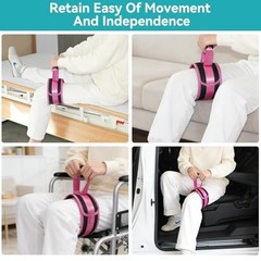 Thigh Lifter Strap 2 Pack for Limited Mobility Knee Recovery Pink