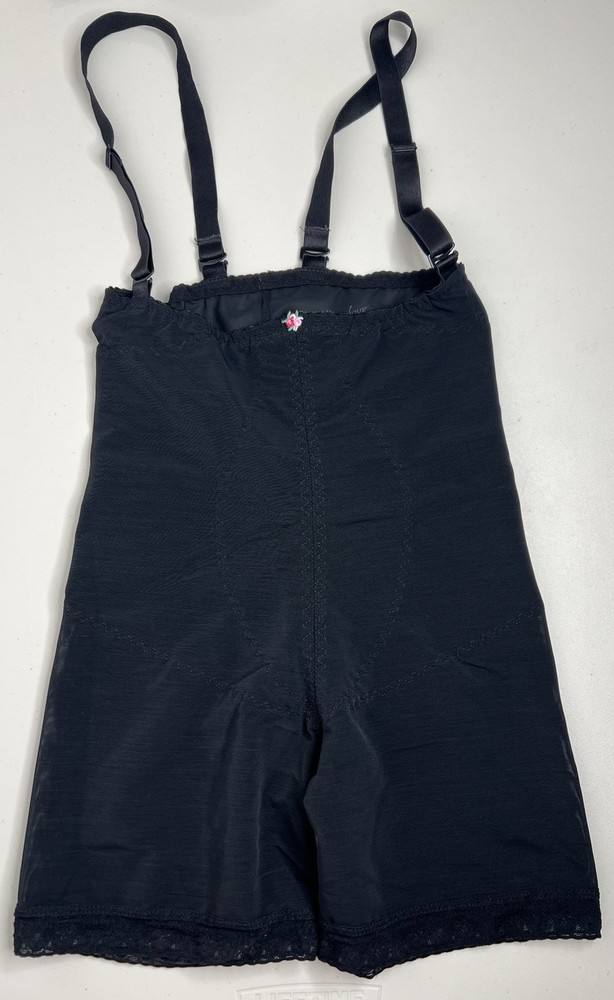Design Veronique 1650 Abdominal Compression Girdle Open Crotch Black Size Large