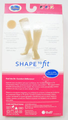 Dr Comfort Shape to Fit Patterned Trouser Sock – Compression 15-20 – Black S 2pk