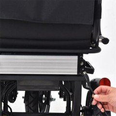 MotoTec Folding Mobility Electric Trike 48v 700w Motors Lithium – Black