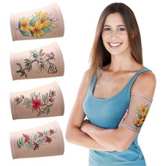 4 Pcs PICC Line Cover Sleeve PICC Upper Arm Cover Soft Breathable Elastic Lin…