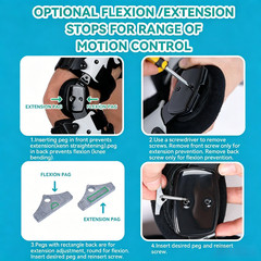 Adjustable OA Unloader Knee Brace,Custom Fit for Osteoarthritis Pain Relief