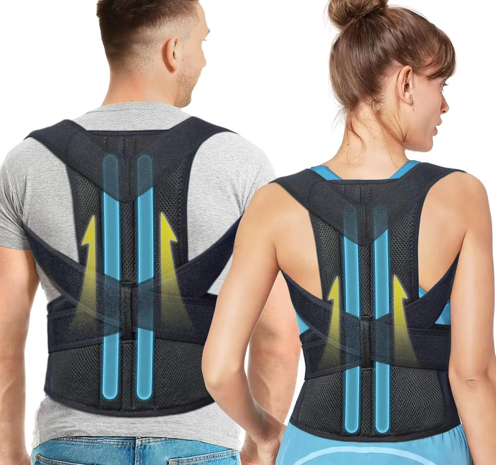 Fitsupport Back Brace Posture Corrector for Women and Men Back Lumbar Support Sh