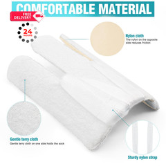 Sock Aid, Helpers to Put on Your Socks for Seniors, Oatmeal Heather