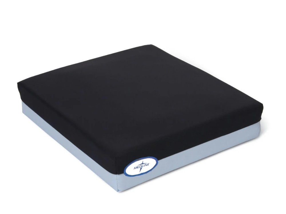 Medline Gel Foam Pressure Redistribution Cushion For Support Seating 24″×18″×2″