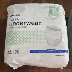 McKesson Adult Disposable Pull On Up Underwear Diapers XL Heavy Absorbency 14 Ct
