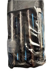 Health Gel Grip Folding Cane, Max Weight Cap Black And Silver New In Package