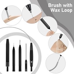13-Piece Hearing Aid Cleaning Kit Tools Brush Magnifier Screwdriver Storage Bag