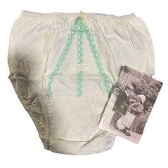 Vintage TOSP Reusable Washable Incontinent Cotton Underwear Women Size 2XL New