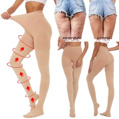 Sheer Compression Pantyhose Stockings Therapeutic Support 30-40mmHg