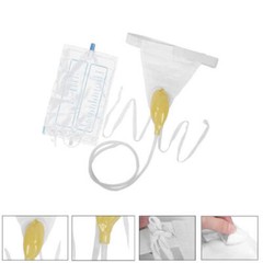 1000ml Men Portable Wearable Urinal Urine Bag Collector Toilet Male Travel US