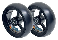 5″ X 1 .40″ Front Caster Wheels With Color Rims. Sold as Pair