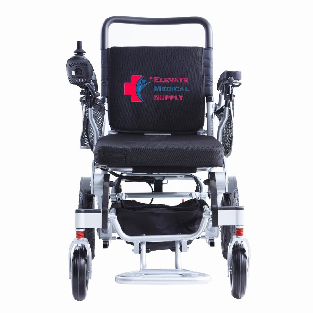 Elevate Mobility EM-100F Foldable Power Wheelchair Dual 250W (Open Box)