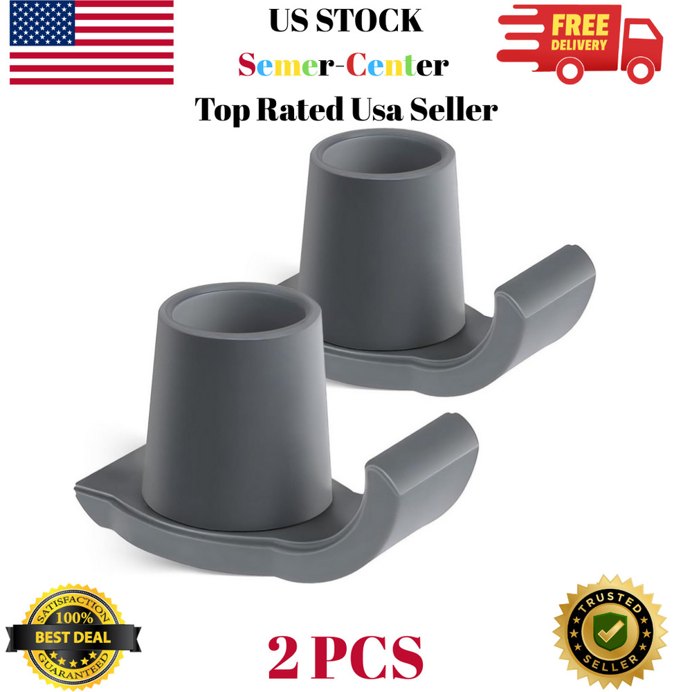 2 Pack Walker Ski Glides, Universal Fit for Folding Walkers, Easy Install Durabl