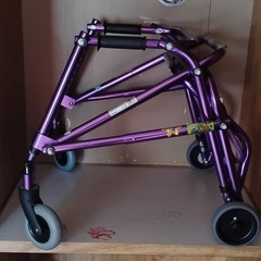 Nimbo Inspired Pediatric Gait Trainer Walker 4 Wheels Purple 85 lb KA2200S-2GWP