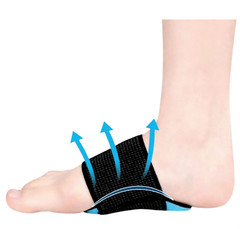 PAIR FOOT ARCH SUPPORT FLAT FEET FALLEN ARCH PLANTAR FASCIITIS INSOLE HEEL PAIN