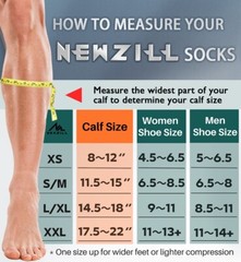 ⭐️NEWZILL Compression Socks(20-30mmHg) Unisex,Support,Circulation&Recover|1 Pair