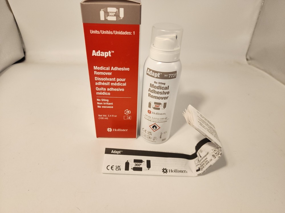 Hollister Adapt Medical Adhesive Remover Spray #7731 3.4 oz New In Box 1 Unit