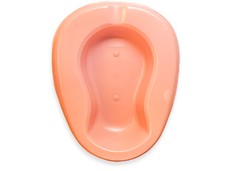 Stackable Bedpan, Dusty Rose 1.75 Qrt / 1656 mL, 250 lbs Weight Capacity, 2 Pans