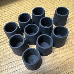 10 PACK – 7/8″ Heavy Rubber Cane Tip Crutch Walking Stick Furniture Chair Leg